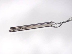 Naszyjnik - Wybrana i cenna - srebrny