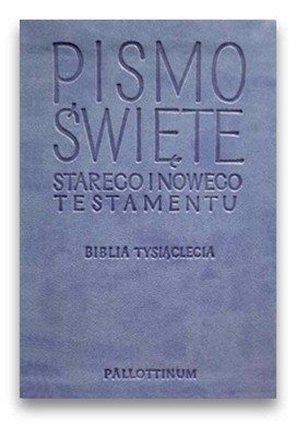 Biblia Tysiąclecia - Travel jasnoniebieska