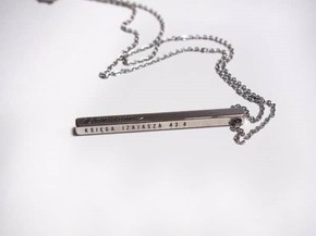 Naszyjnik - Wybrana i cenna - srebrny