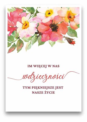 Karnet -Wdzięczność