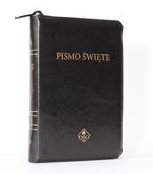 Biblia DBG - mała - PU zamek złocenia czarna