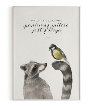 Plakat A3 - Miłujmy się wzajemnie - szop
