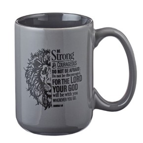 Kubek ceramiczny - Be Strong Lion