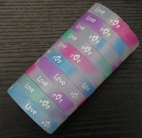 Opaska fluorescencyjna - Love