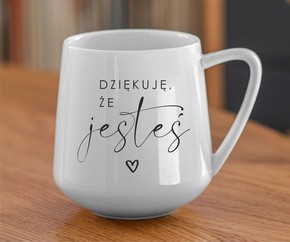 Kubek ceramiczny - Dziękuję że jesteś