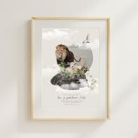 Plakat misja - Lew z pokolenia Judy