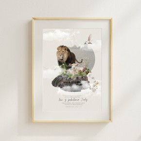 Plakat misja - Lew z pokolenia Judy