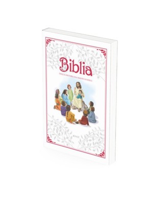 Biblia święta historia dla naszych dzieci - biała