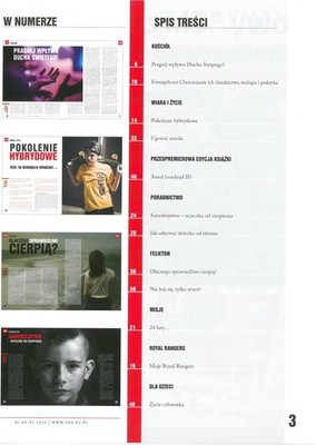 Czasopismo Chrześcijanin - 2022 nr 4-7