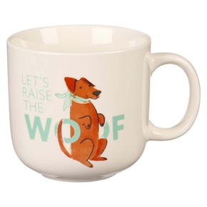 Kubek - Mug  Let's Raise The Woof White