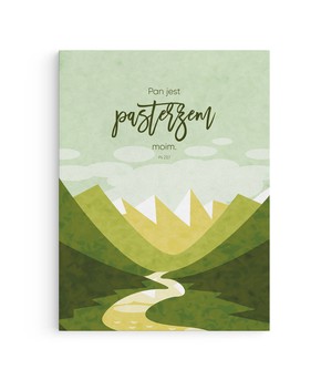 Obraz na płótnie - Pan jest pasterzem - góry