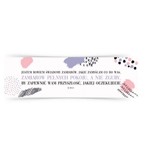 Zakładka duża - Jestem świadomy zamiarów...