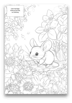 Kolorowanka - lato w moim ogrodzie