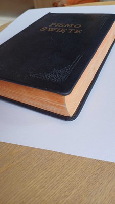 OUTLET - Biblia NP średnia- skóra