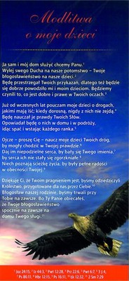 Karta proklamacja - Modlitwa o moje dzieci