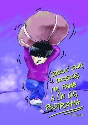 Kartka promise - Zrzuć swą troskę 