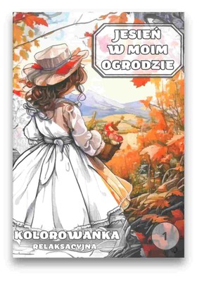 Kolorowanka - jesień w moim ogrodzie