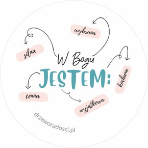 Magnes okrągły - W Bogu jestem - jasny