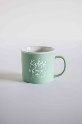 Kubek mat - Radość w Panu moją siłą