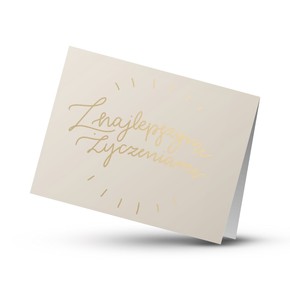 A Kartka składana - Z najlepszymi życzeniami