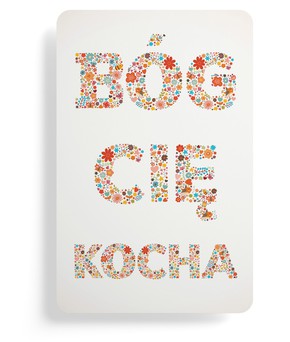 Magnes na lodówkę - Bóg Cię Kocha