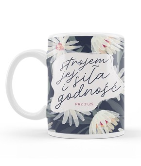 Kubek Szaron - Strojem jej siła - stokrotki