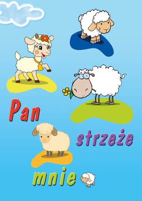 Kartka promise - Pan strzeże mnie